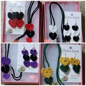 Crochet jewelry